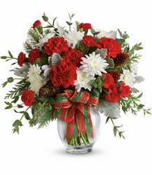 Teleflora's Holiday Shine Bouquet from Gilmore's Flower Shop in East Providence, RI